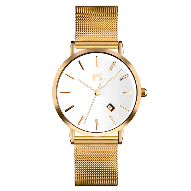 Reloj Petite Marie ~ GoldWhite - LePetiteMarie