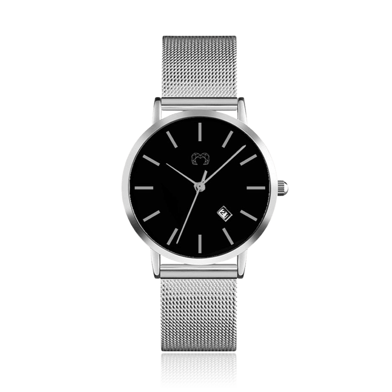 Reloj Petite Marie ~ SilverBlack - LePetiteMarie