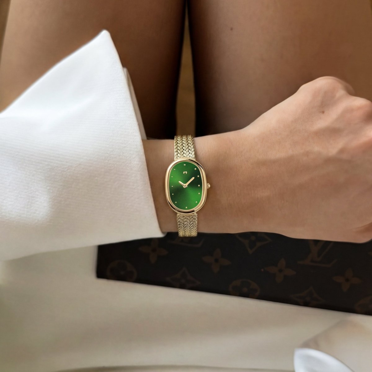 Reloj Vintage Royale ~ GoldGreen - LePetiteMarie