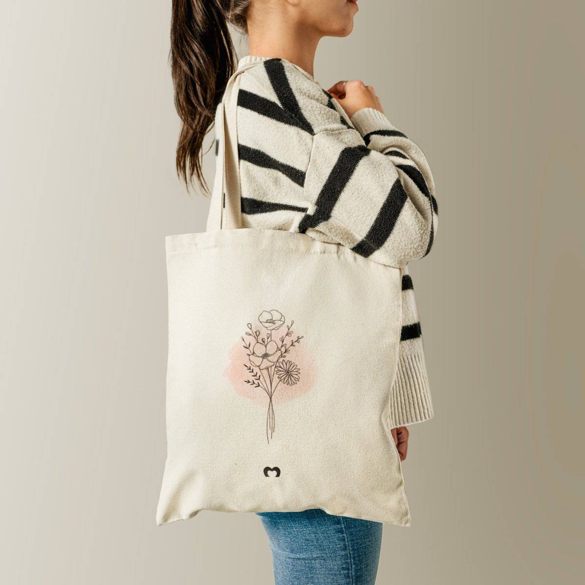 Tote Bag - Flor Acuarela