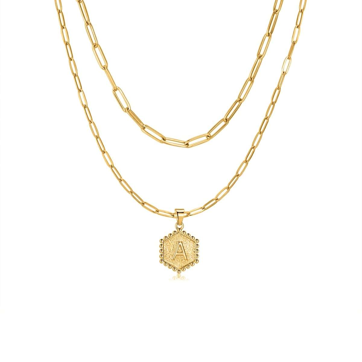 Collar Inicial Cadenas - LePetiteMarie