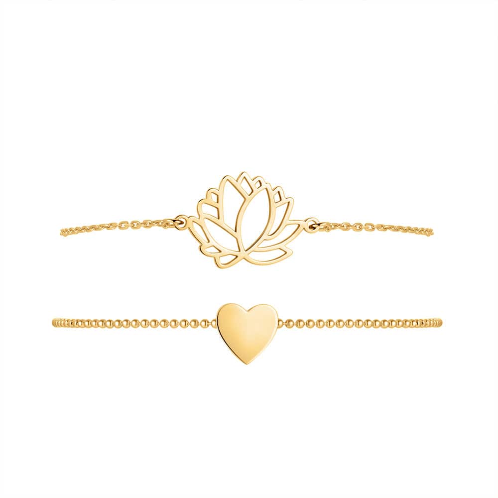 Pulsera "Loto-Corazón" - LePetiteMarie
