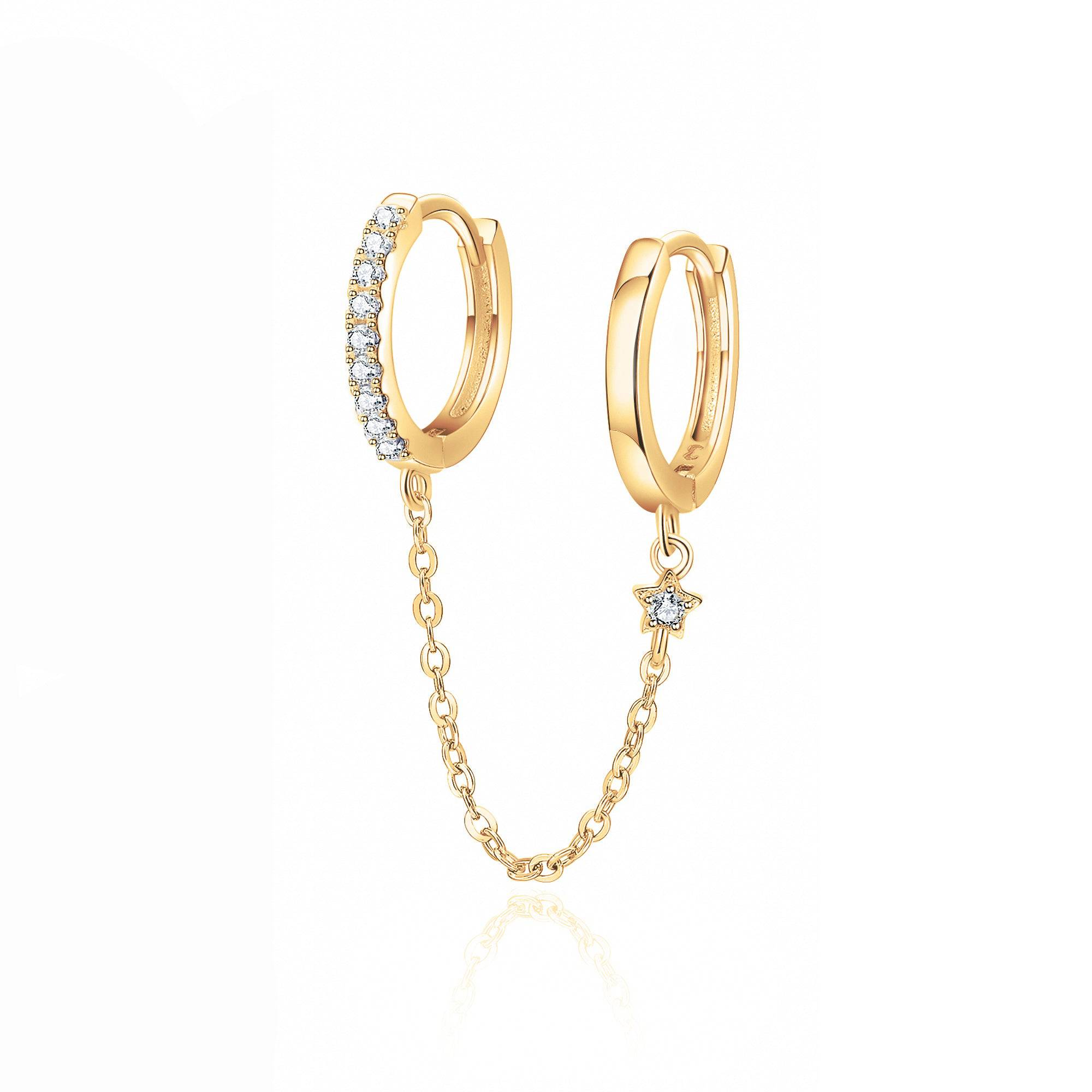 Pendiente "Hoop Chain" - LePetiteMarie