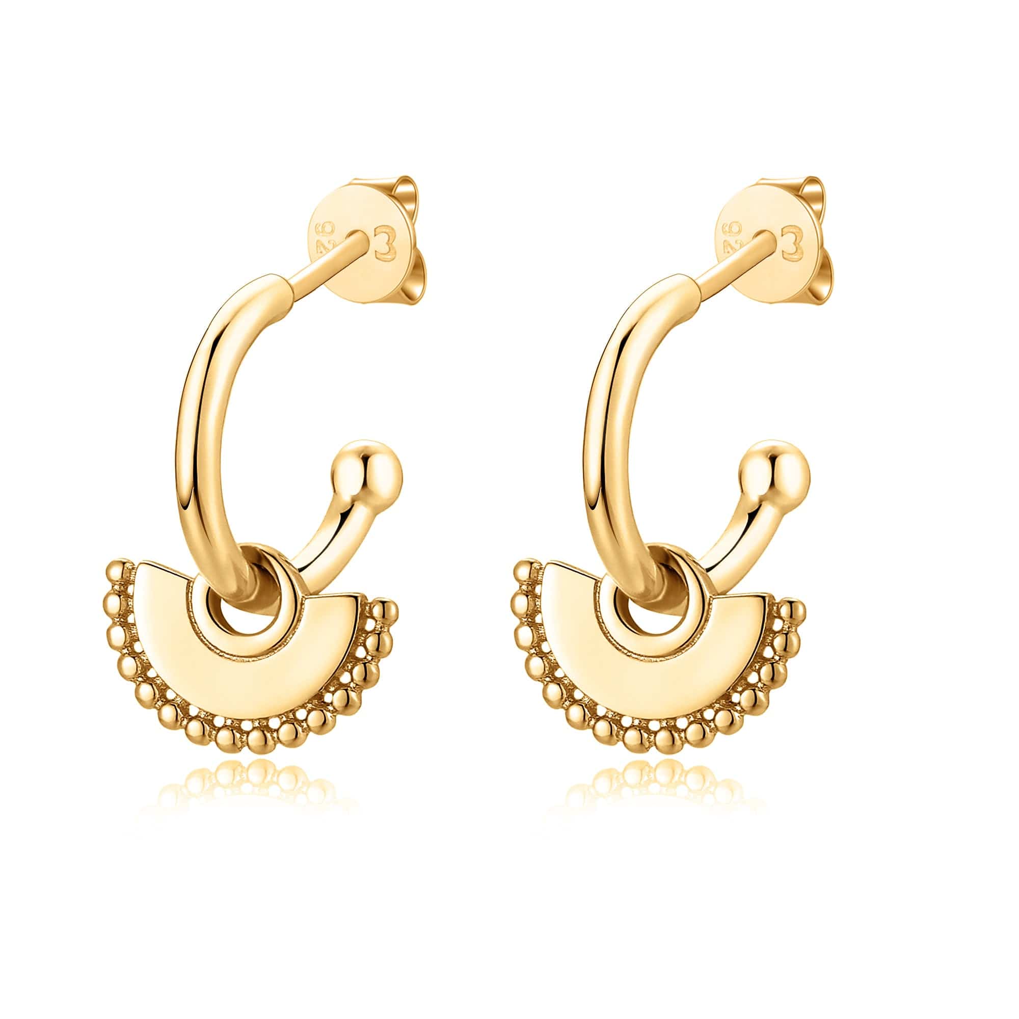 Pendientes "Semiaro Abanico" - LePetiteMarie