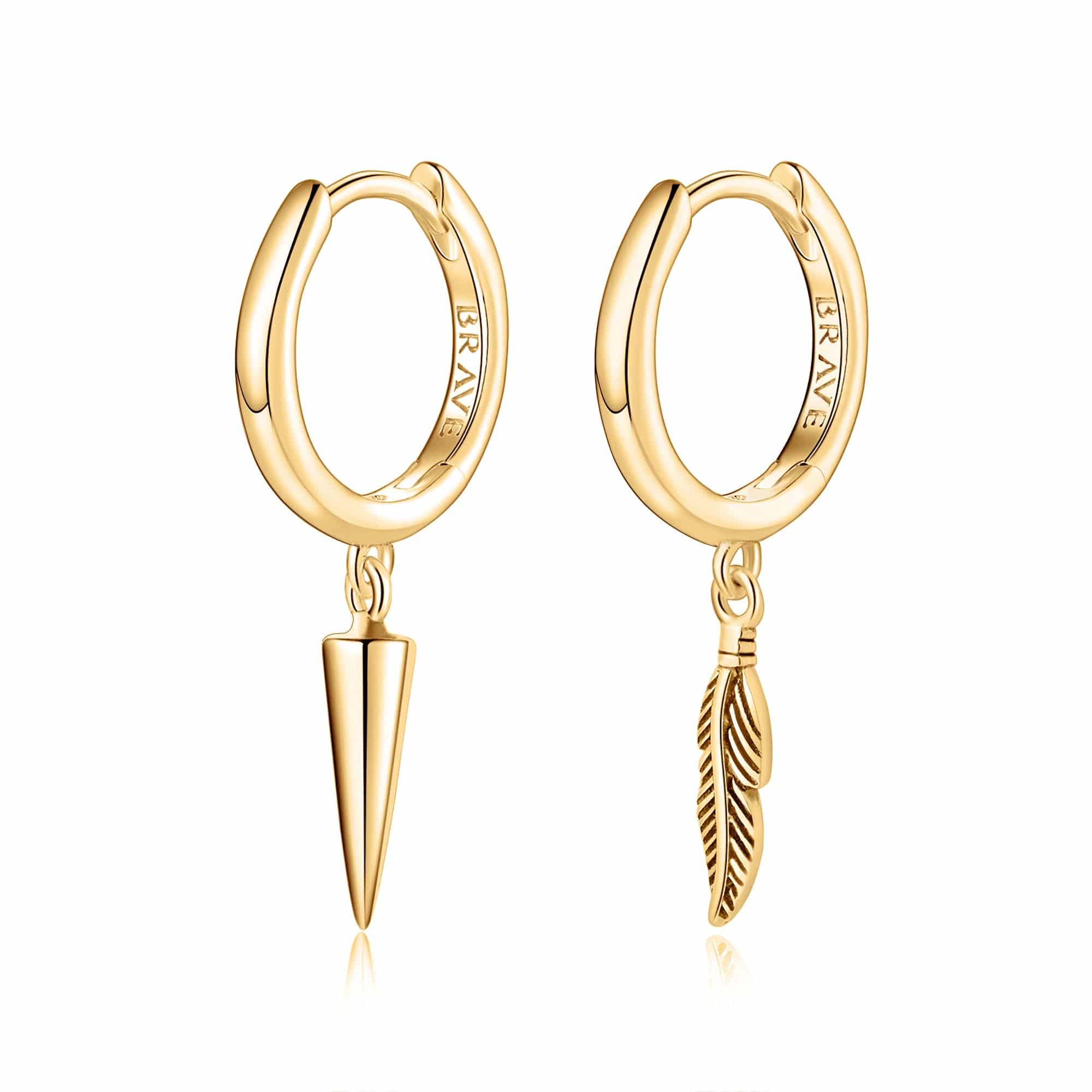 Pendientes Hombre BRAVE "Erratic" - LePetiteMarie