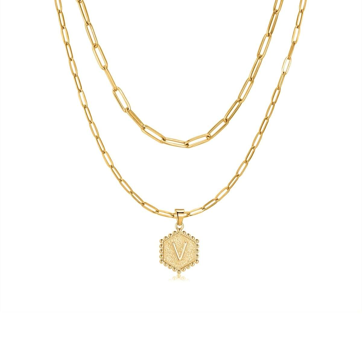 Collar Inicial Cadenas - LePetiteMarie