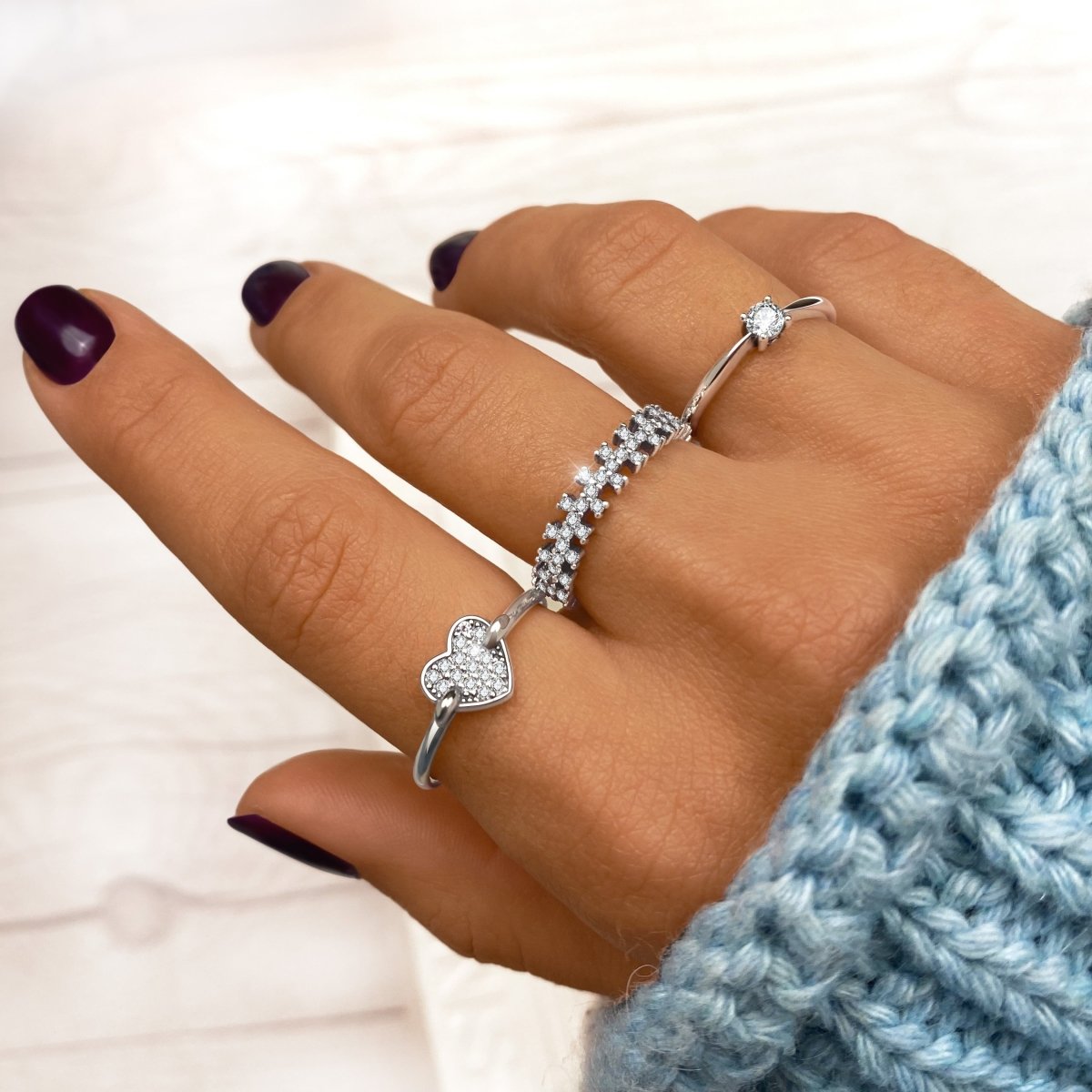 Anillo Circonita Solitaria - LePetiteMarie