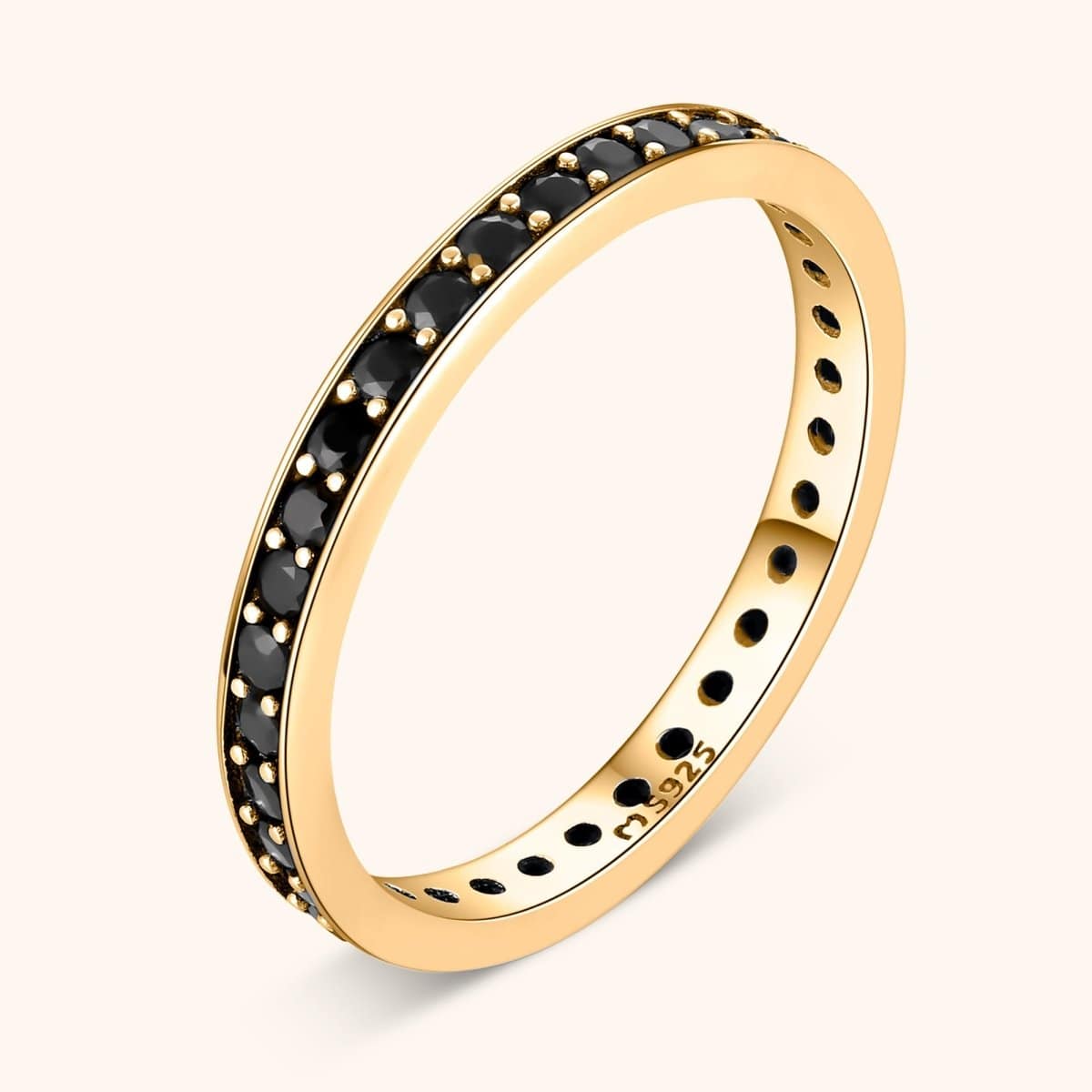 Anillo Circonitas Negras - LePetiteMarie