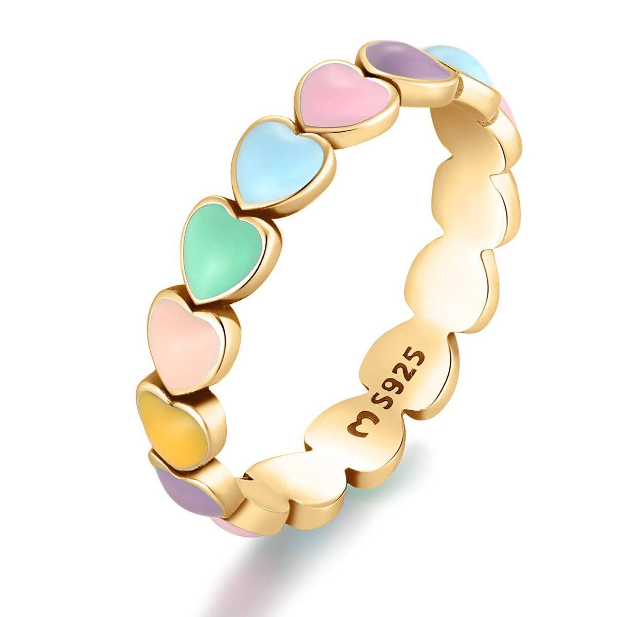 Anillo Colorful Hearts - LePetiteMarie