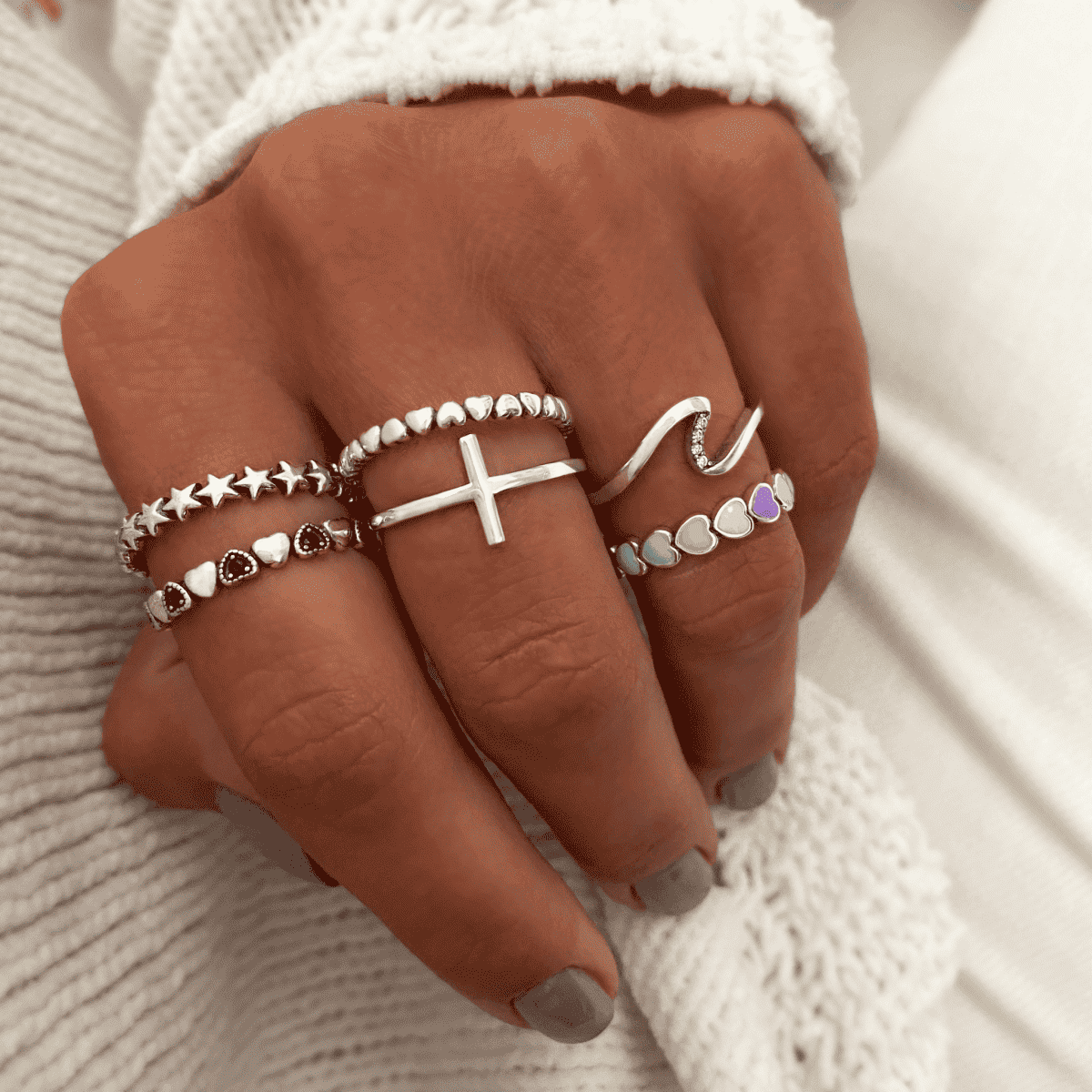 Anillo Colorful Hearts - LePetiteMarie