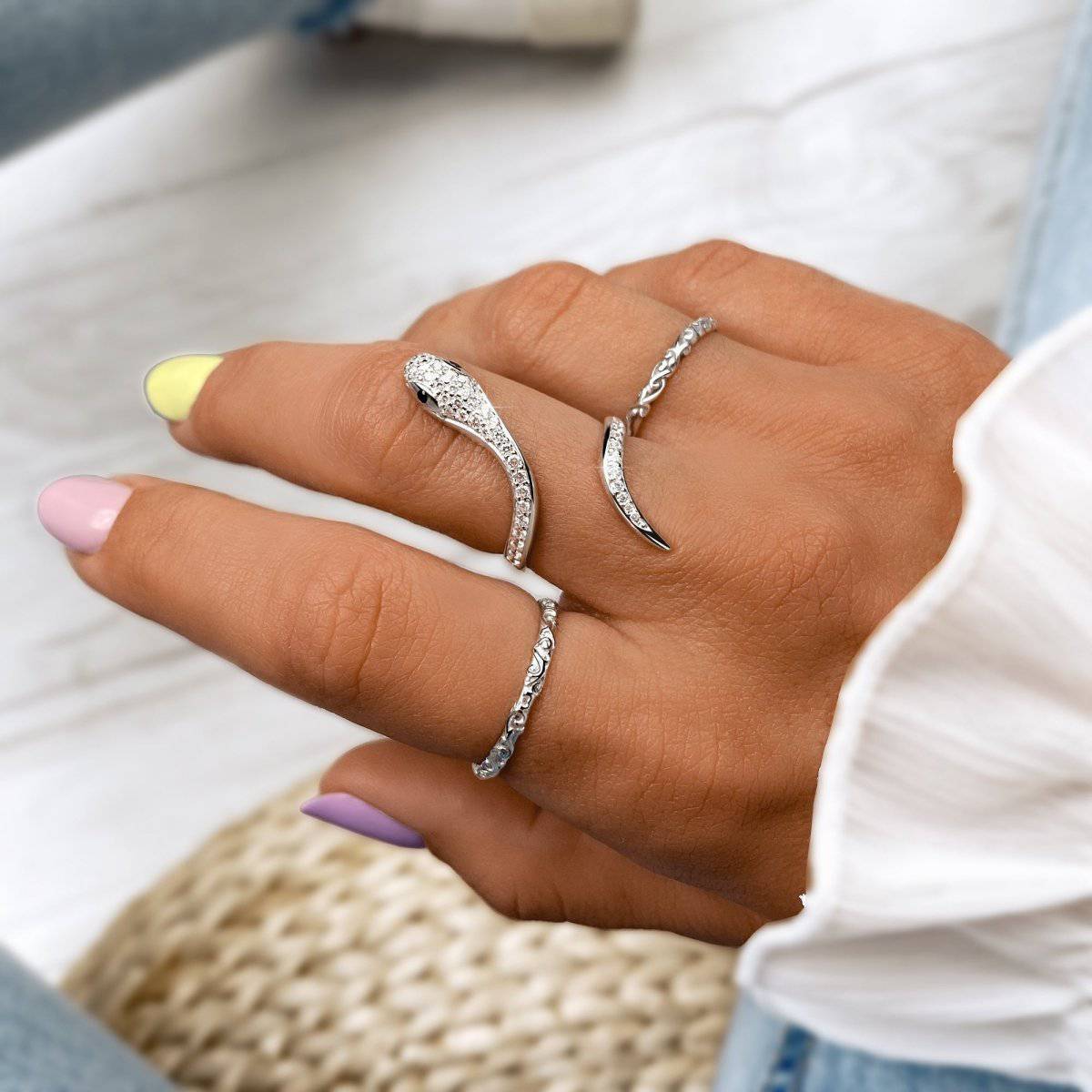 Anillo "Culebrita Brillosa" - LePetiteMarie