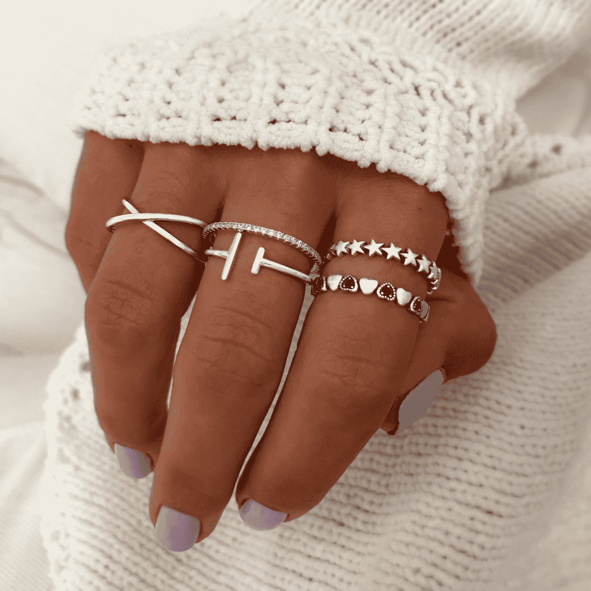 Anillo Doble Cruzada - LePetiteMarie