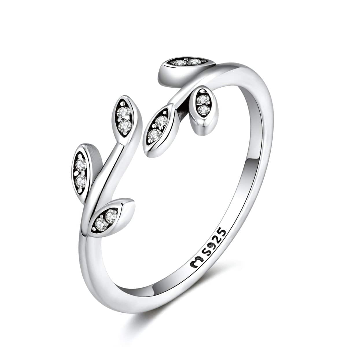 Anillo "Hojitas Brillantes" - LePetiteMarie
