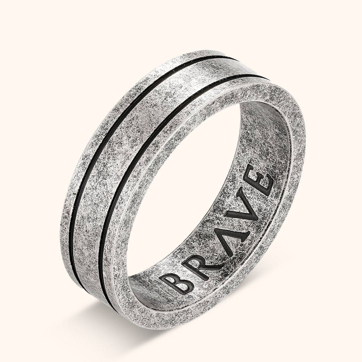 Anillo Hombre BRAVE Basalto - LePetiteMarie