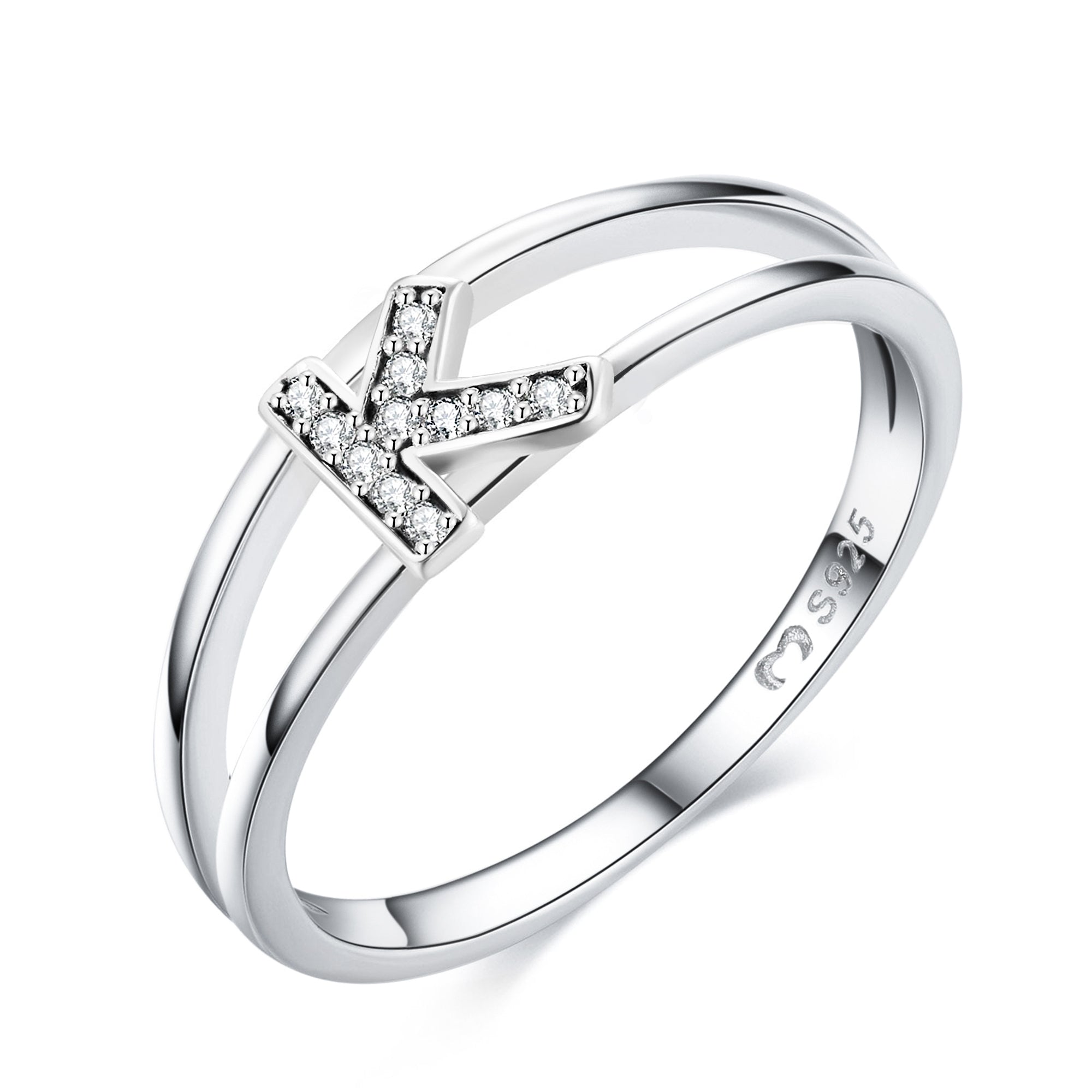 Anillo "Iniciales Plateadas" - LePetiteMarie