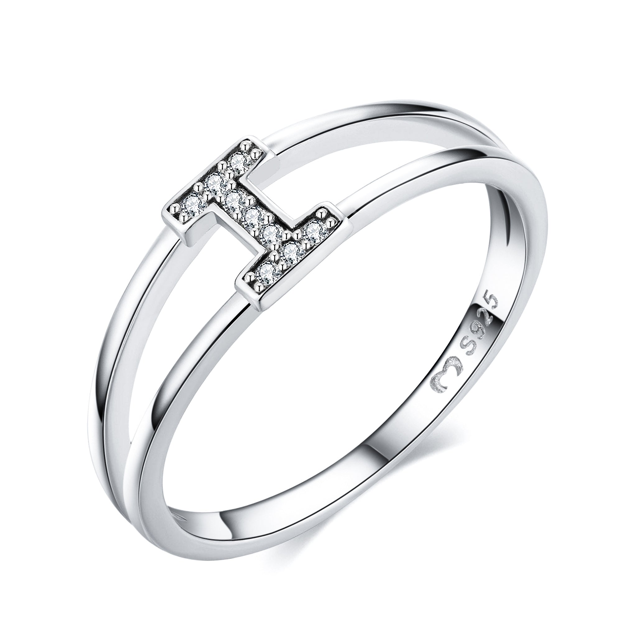 Anillo "Iniciales Plateadas" - LePetiteMarie