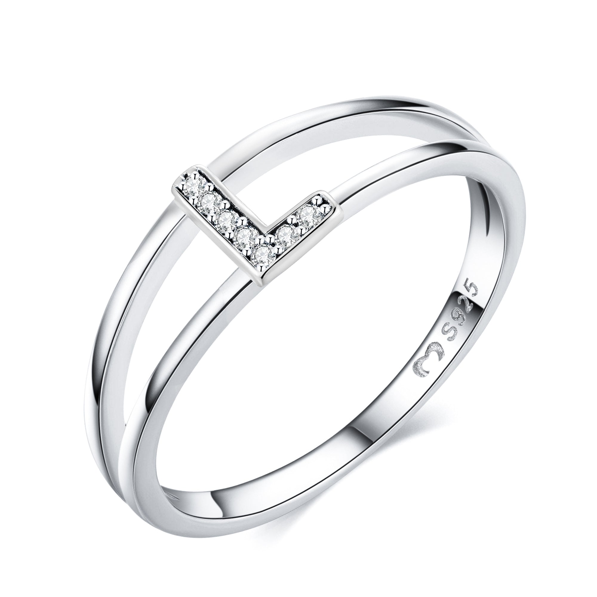 Anillo "Iniciales Plateadas" - LePetiteMarie