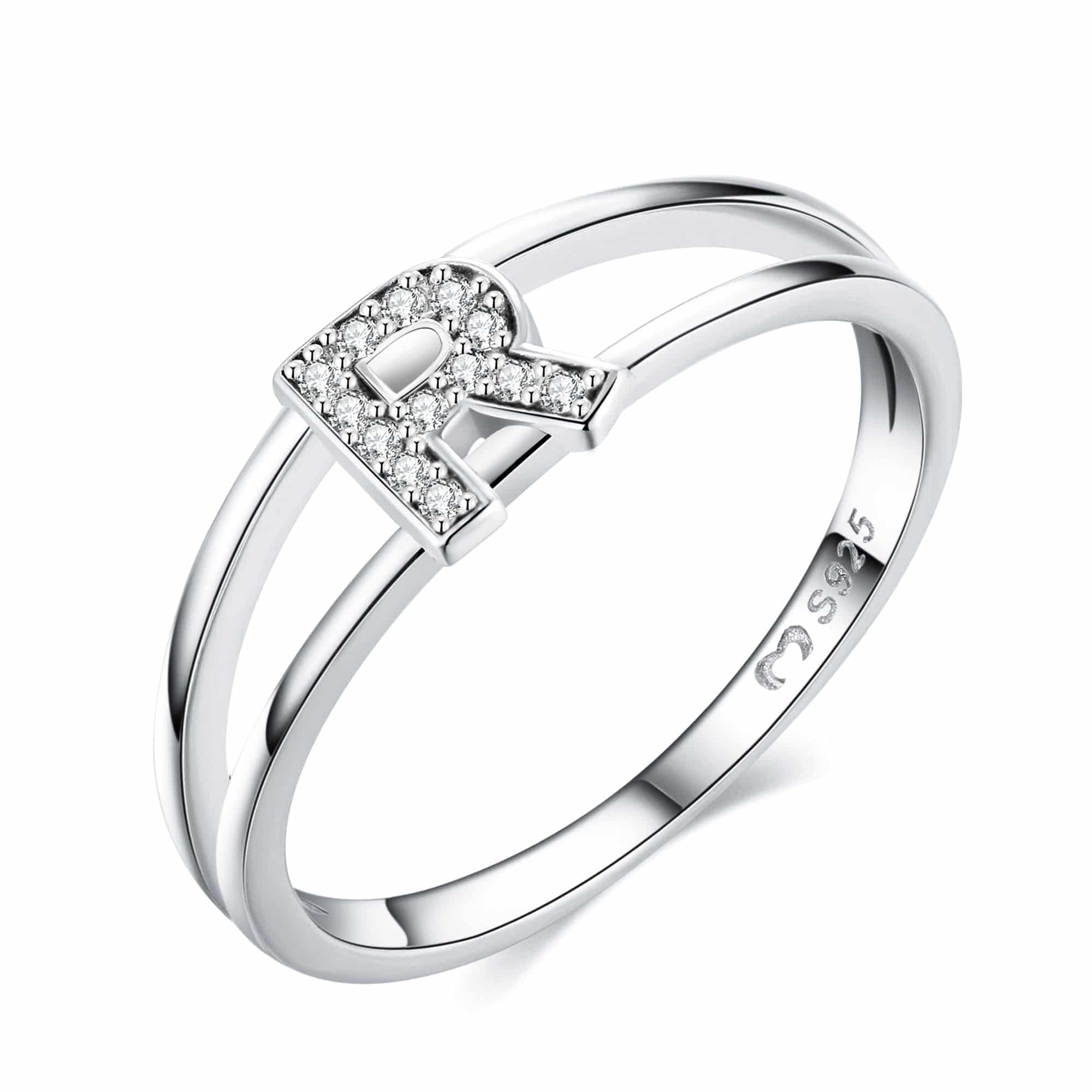 Anillo "Iniciales Plateadas" - LePetiteMarie