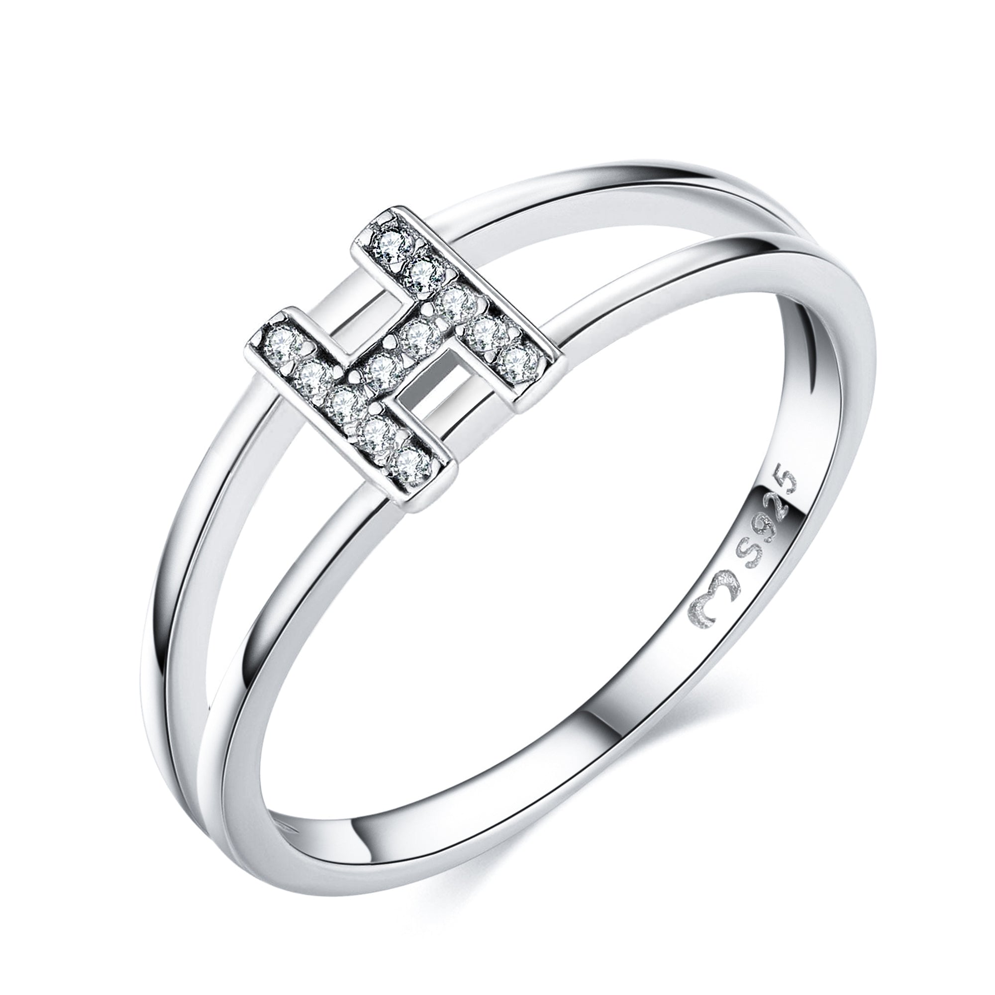Anillo "Iniciales Plateadas" - LePetiteMarie