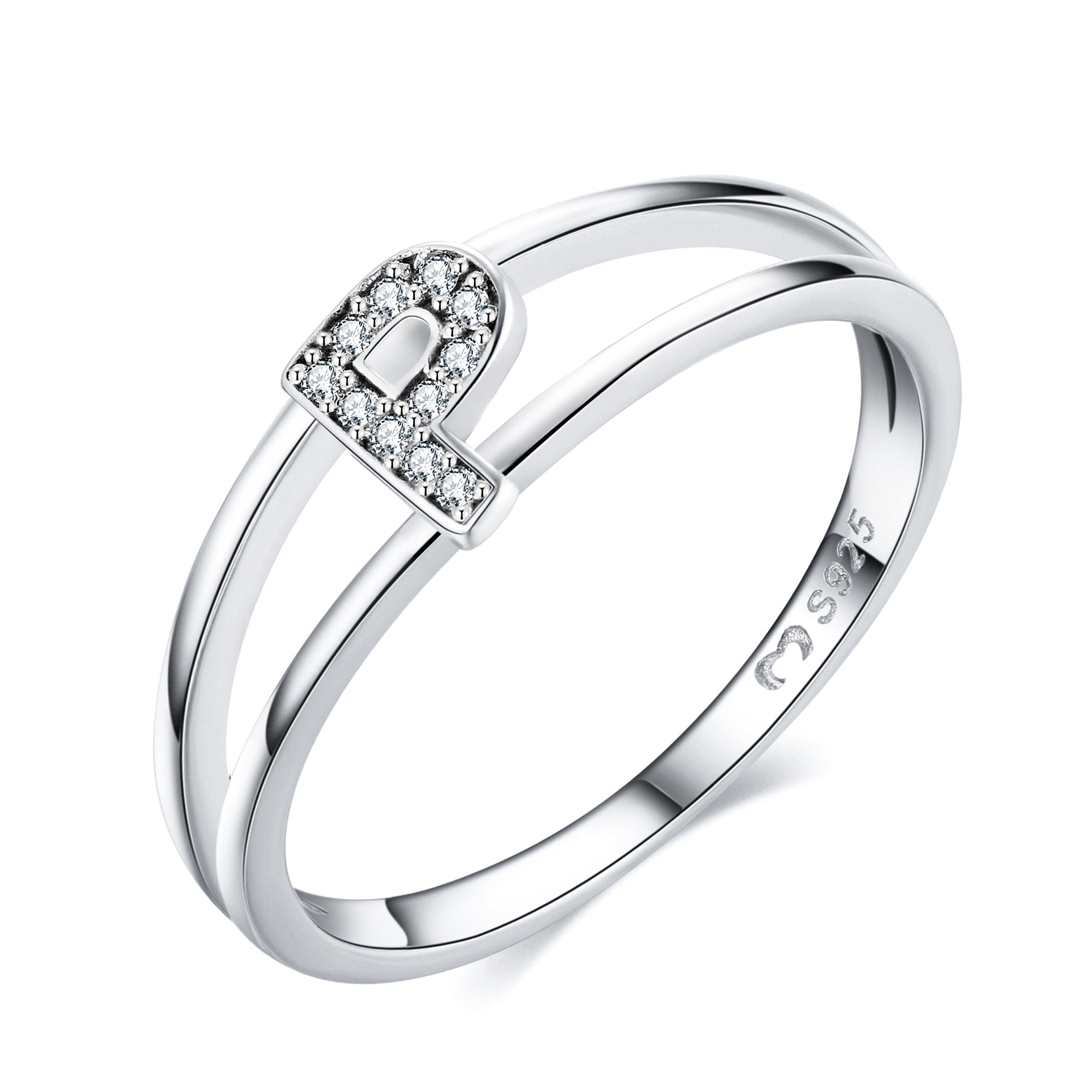 Anillo "Iniciales Plateadas" - LePetiteMarie
