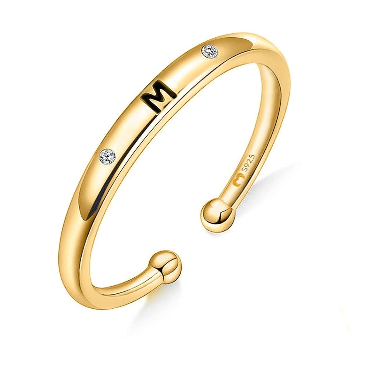 Anillo "Initial Letter" - LePetiteMarie