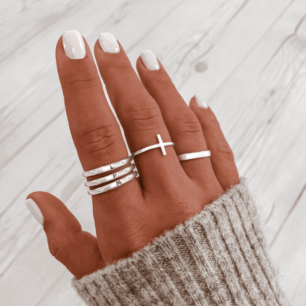 Anillo Initial Letter - LePetiteMarie