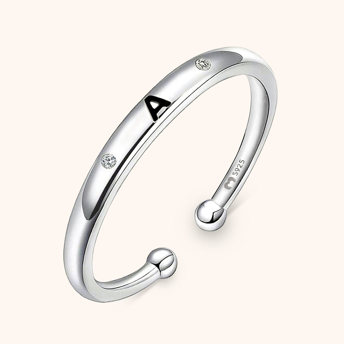 Anillo Initial Letter - LePetiteMarie