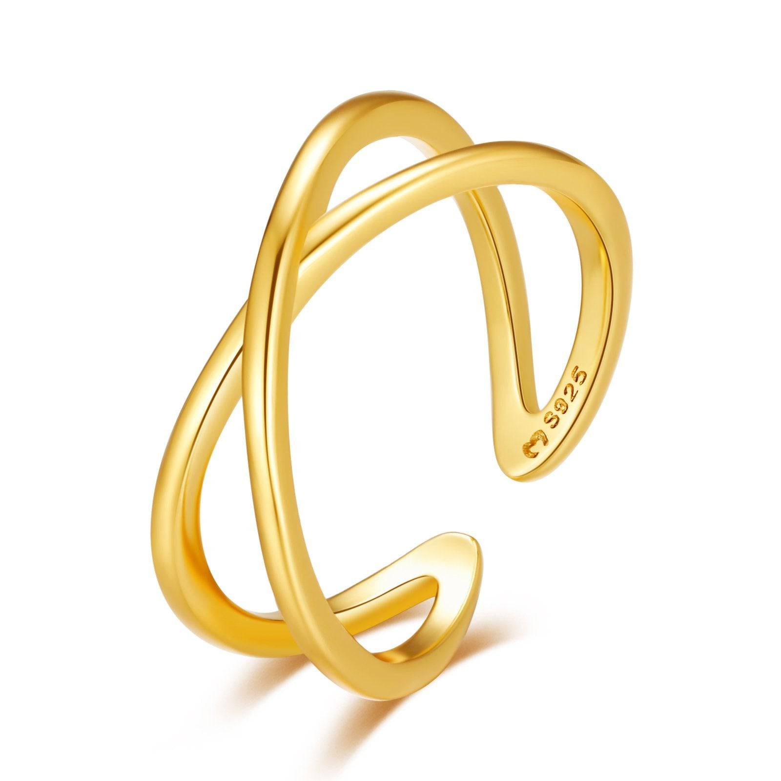 Anillo Midi "Doble" - LePetiteMarie