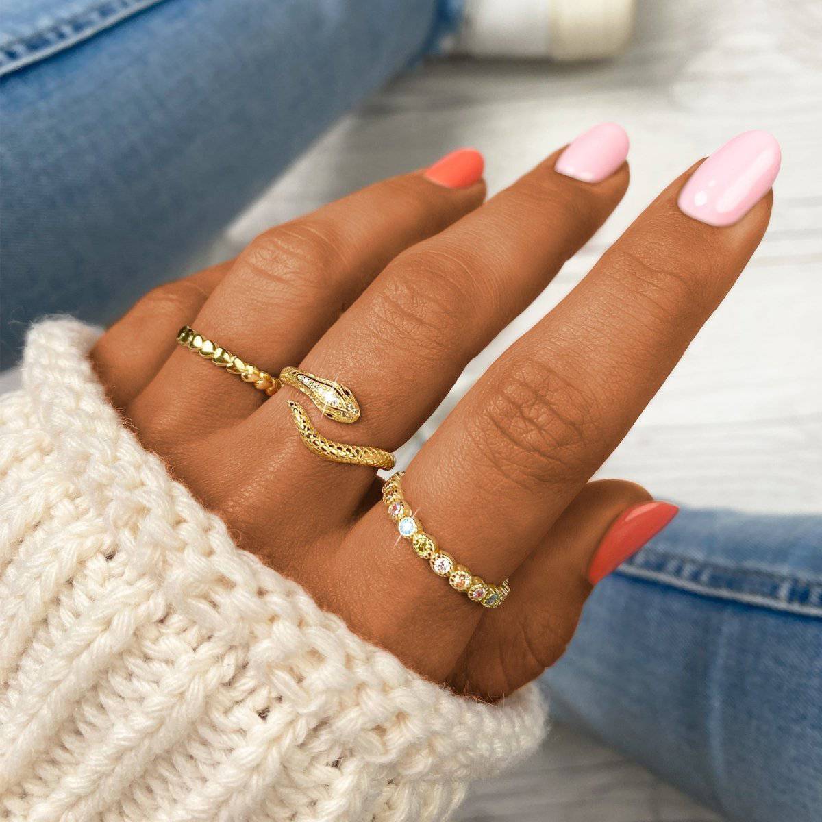 Anillo Sierpe Exótica - LePetiteMarie
