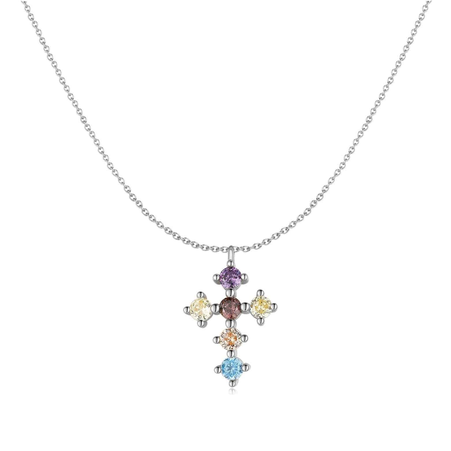 Colgante "Cruz Zirconitas" - LePetiteMarie