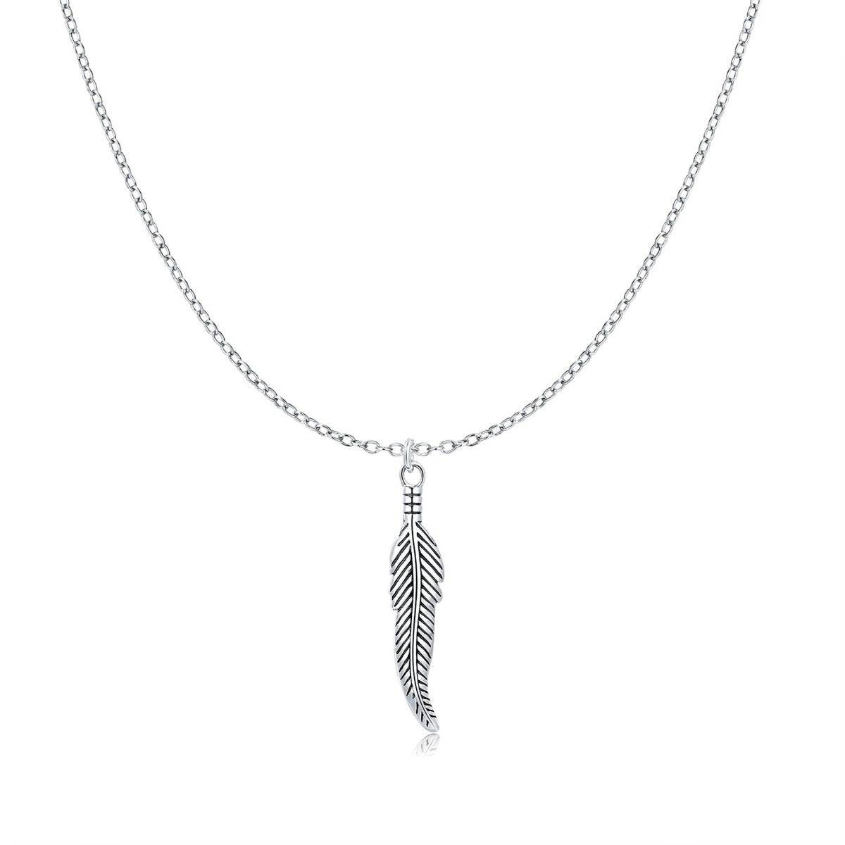 Colgante Hombre BRAVE "Pluma" - LePetiteMarie