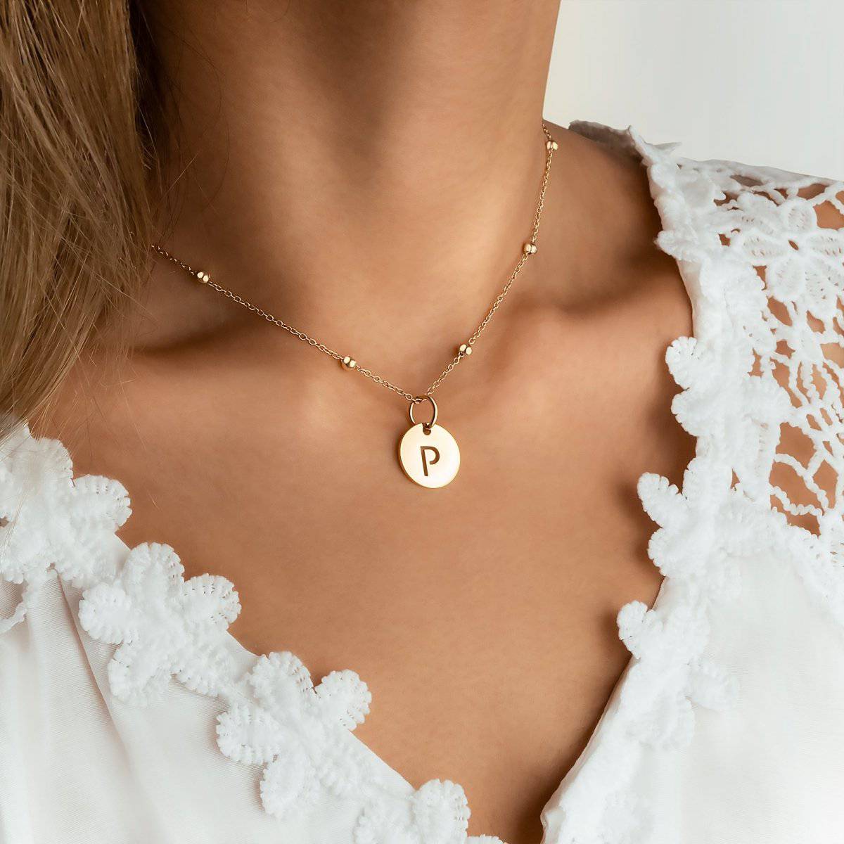 Collar Círculo Inicial - LePetiteMarie