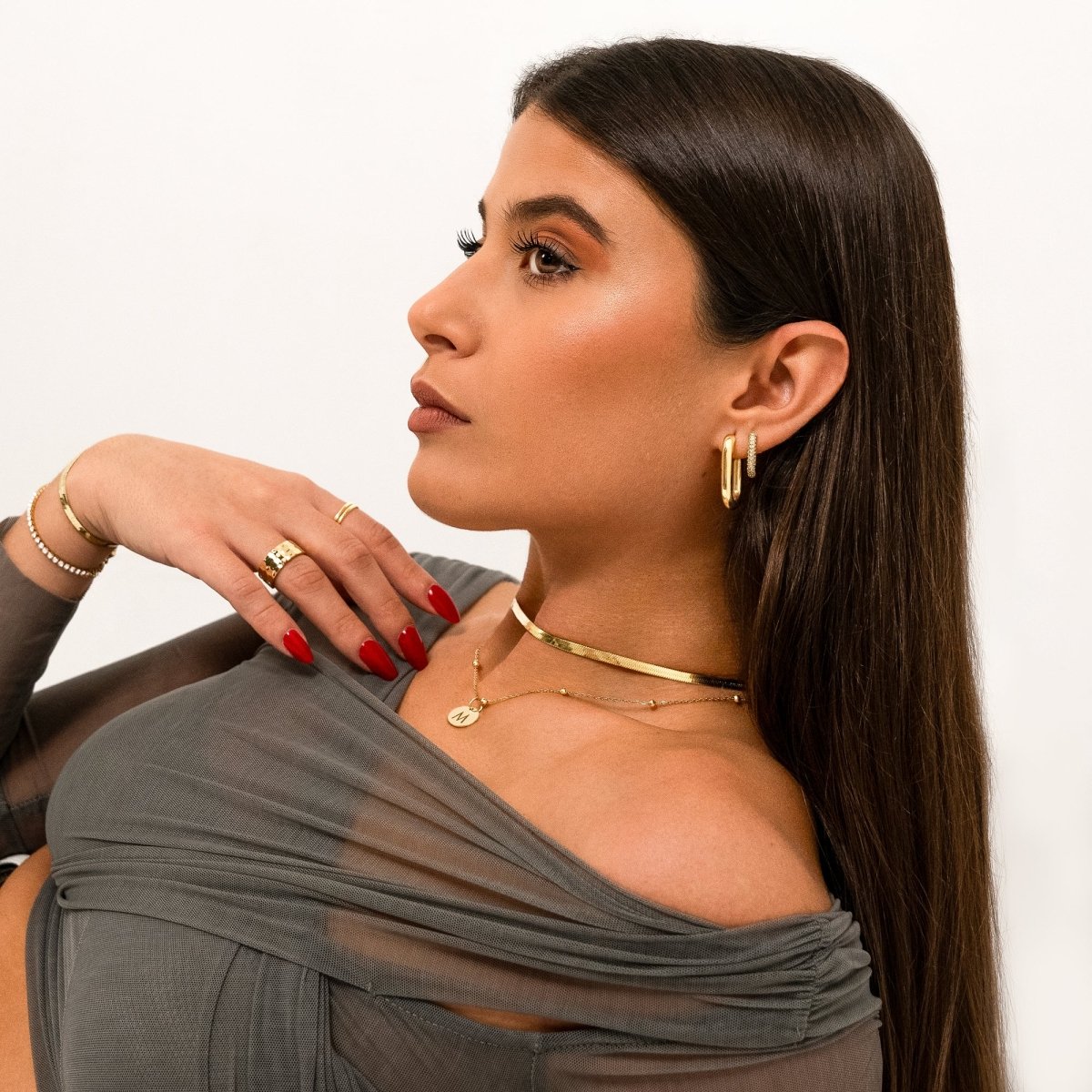 Collar Círculo Inicial - LePetiteMarie