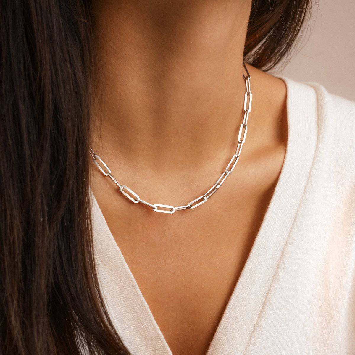 Collar Eslabón Rectangular - LePetiteMarie