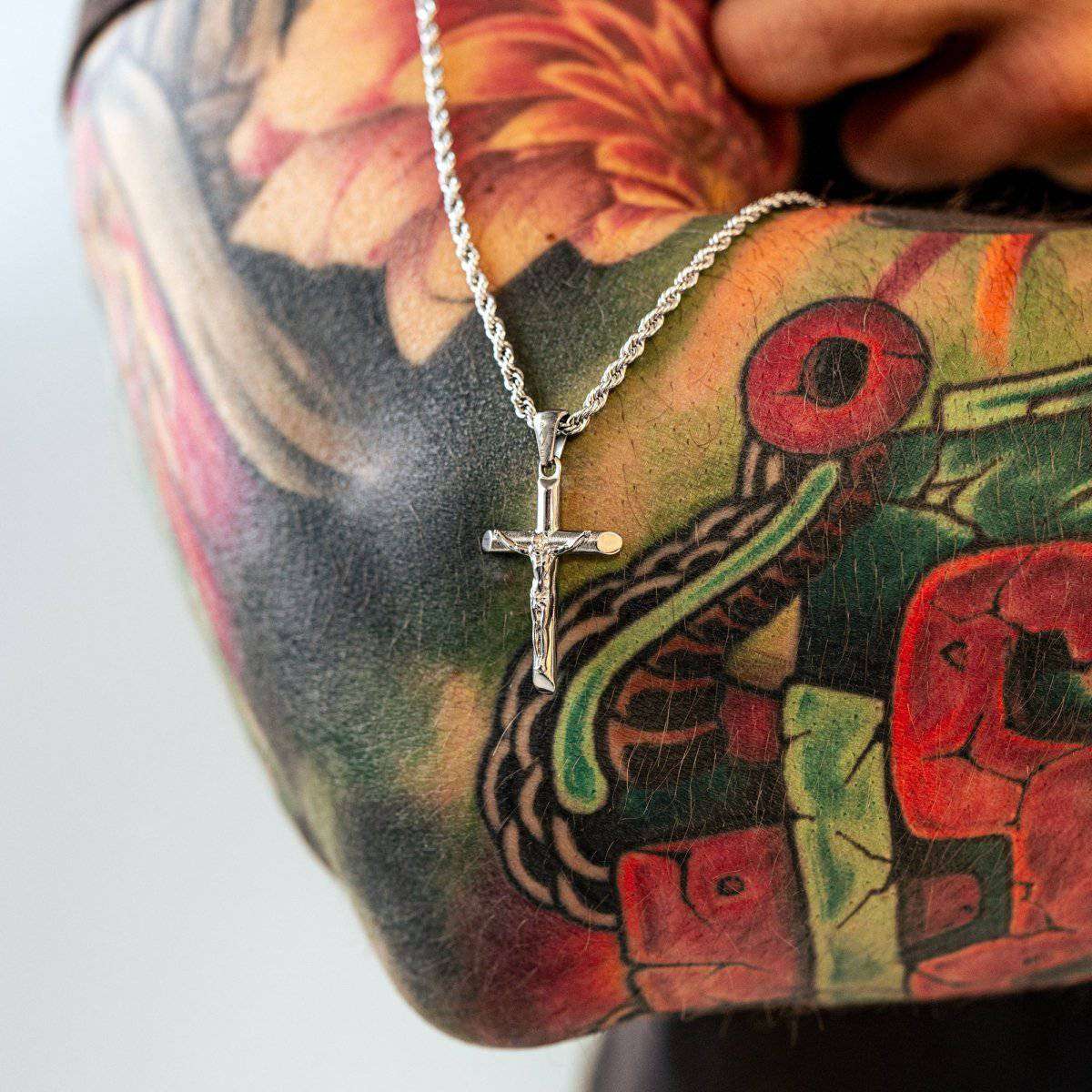 Collar Hombre BRAVE Cruz Jesucristo - LePetiteMarie
