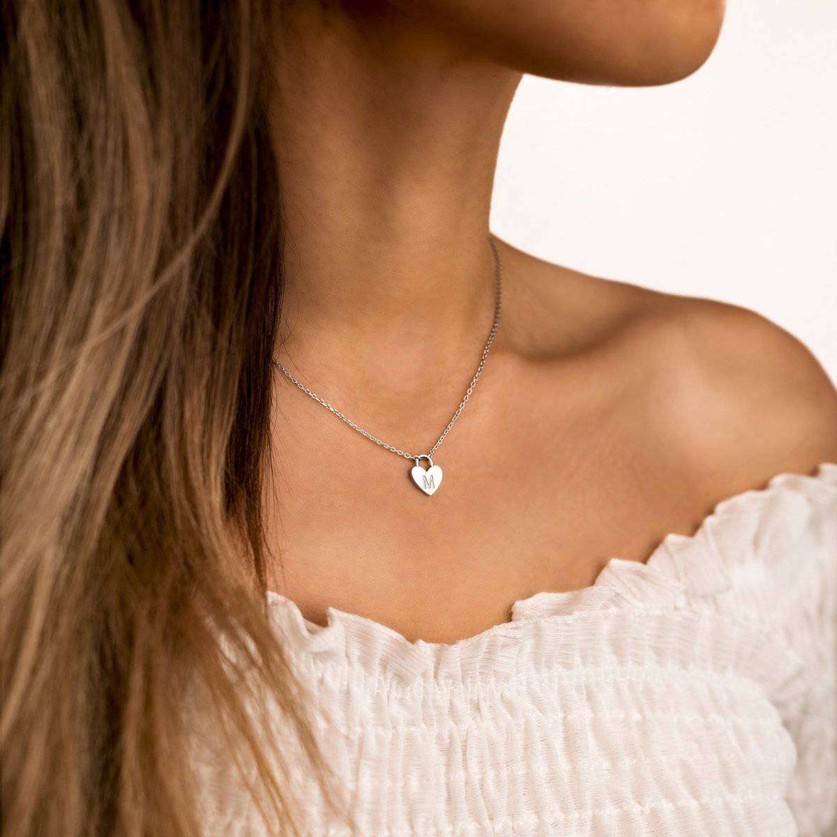 Collar Inicial Corazón - LePetiteMarie