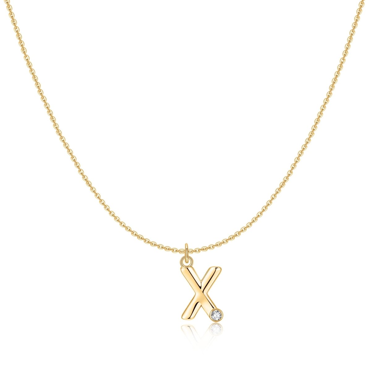 Collar Inicial Glitter - LePetiteMarie