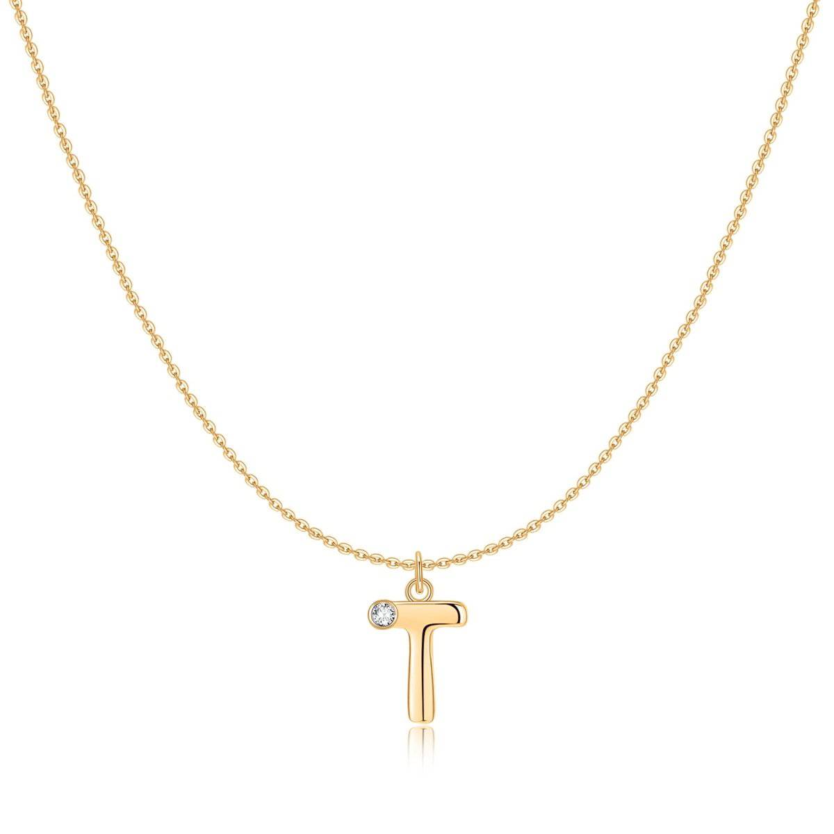 Collar Inicial Glitter - LePetiteMarie