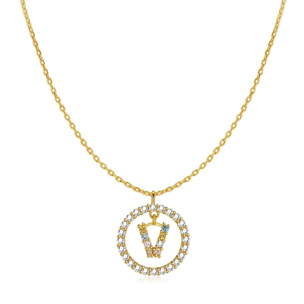 Collar Iniciales Brillantes - LePetiteMarie