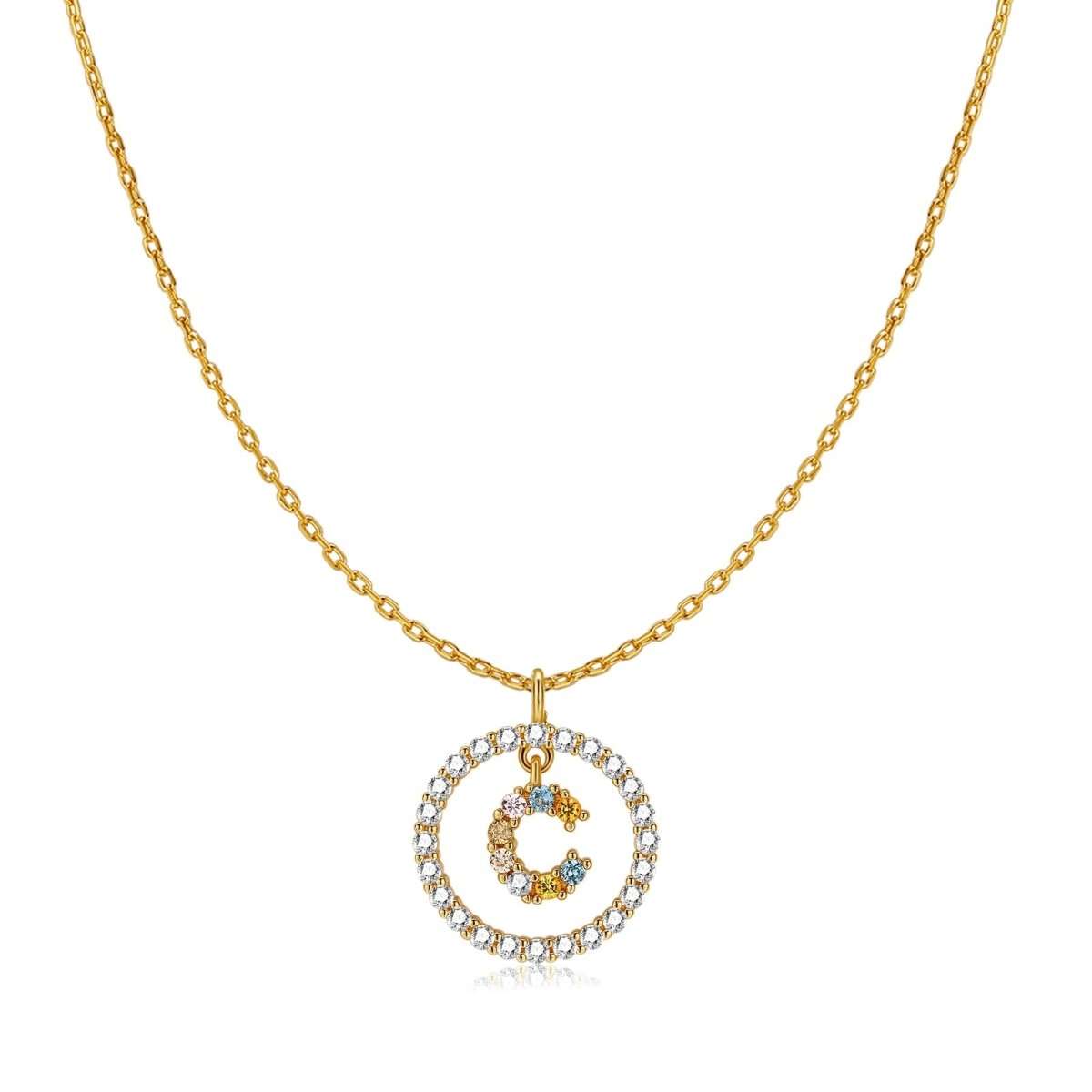 Collar Iniciales Brillantes - LePetiteMarie