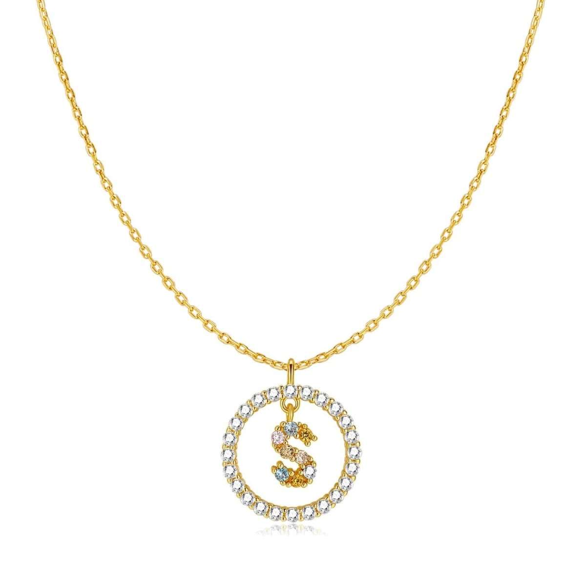 Collar Iniciales Brillantes - LePetiteMarie