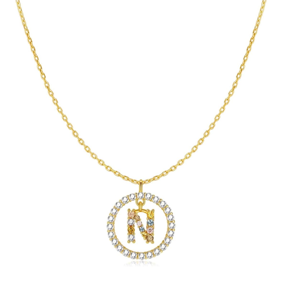 Collar Iniciales Brillantes - LePetiteMarie