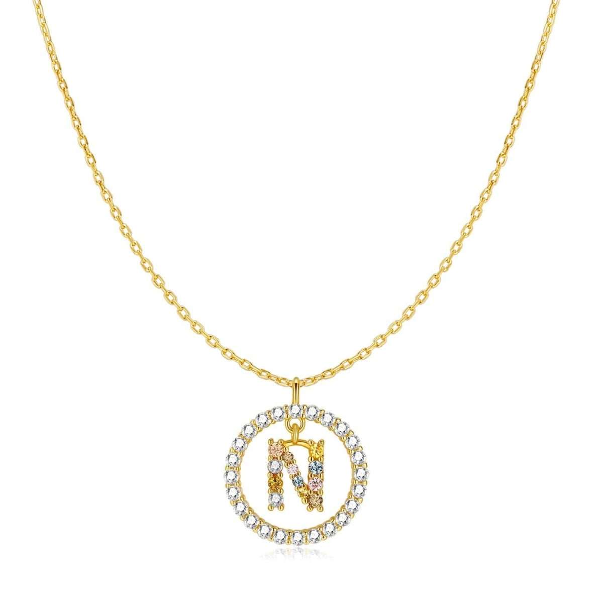 Collar Iniciales Brillantes - LePetiteMarie