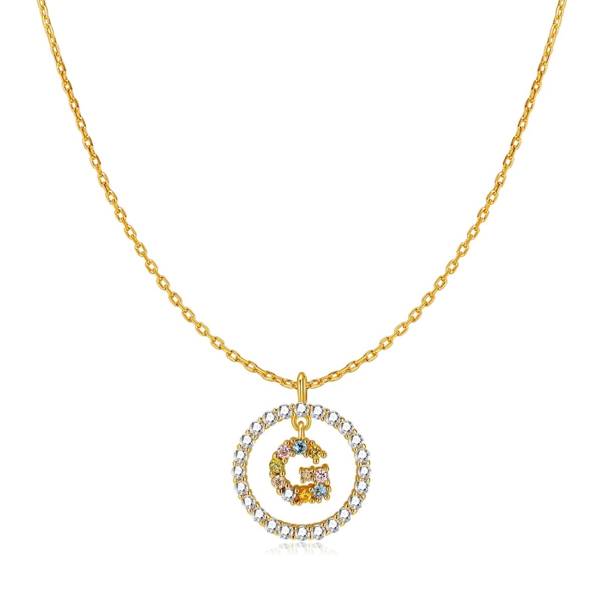 Collar Iniciales Brillantes - LePetiteMarie