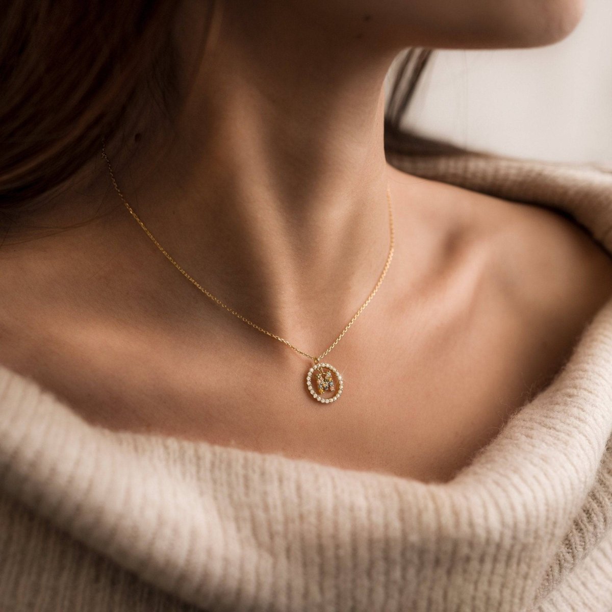 Collar Iniciales Brillantes - LePetiteMarie