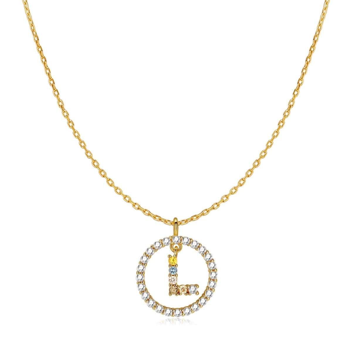 Collar Iniciales Brillantes - LePetiteMarie