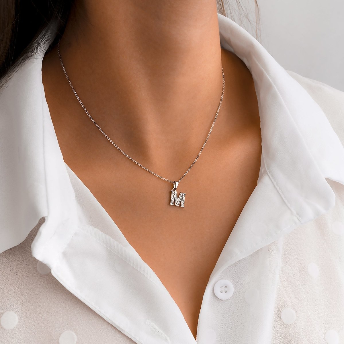 Collar Letras Brillantes - LePetiteMarie