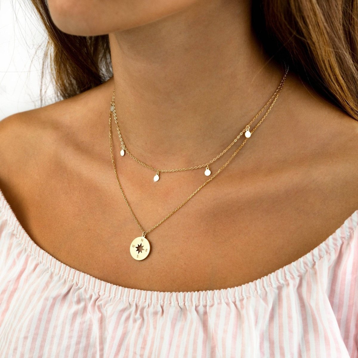 Collar Rosa de los Vientos - LePetiteMarie