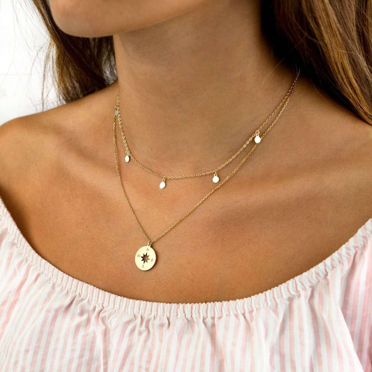 Collar Rosa de los Vientos - LePetiteMarie