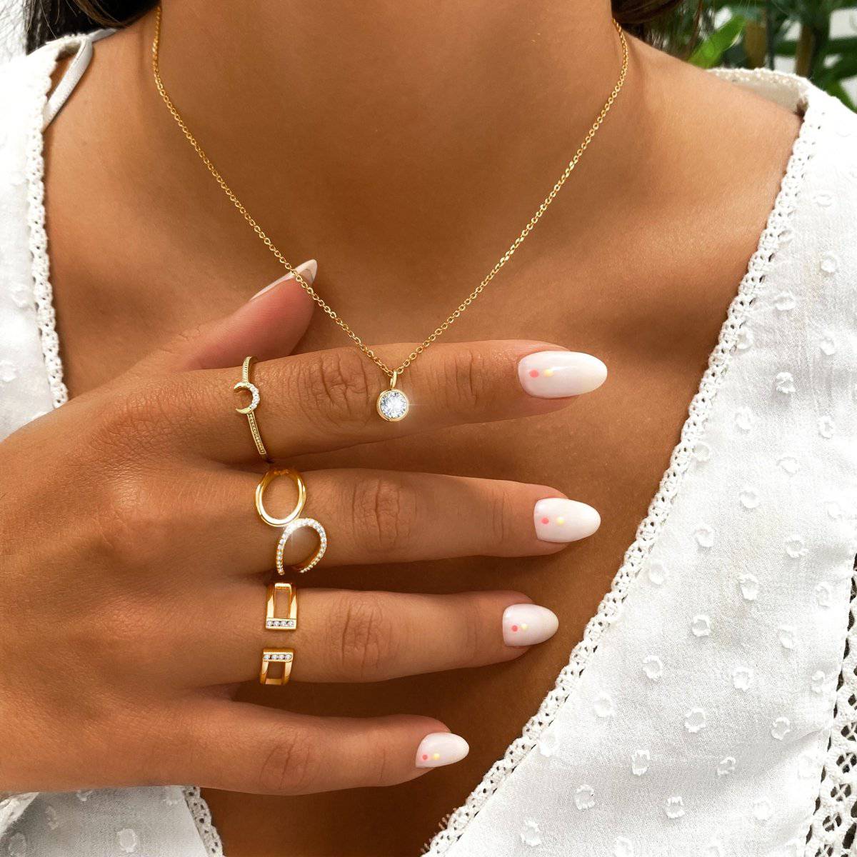 Collar Zirconia Círculo - GRATIS - LePetiteMarie